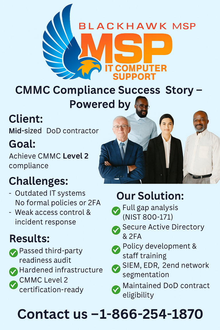 Case Study: Achieving CMMC Compliance for a Government Contractor