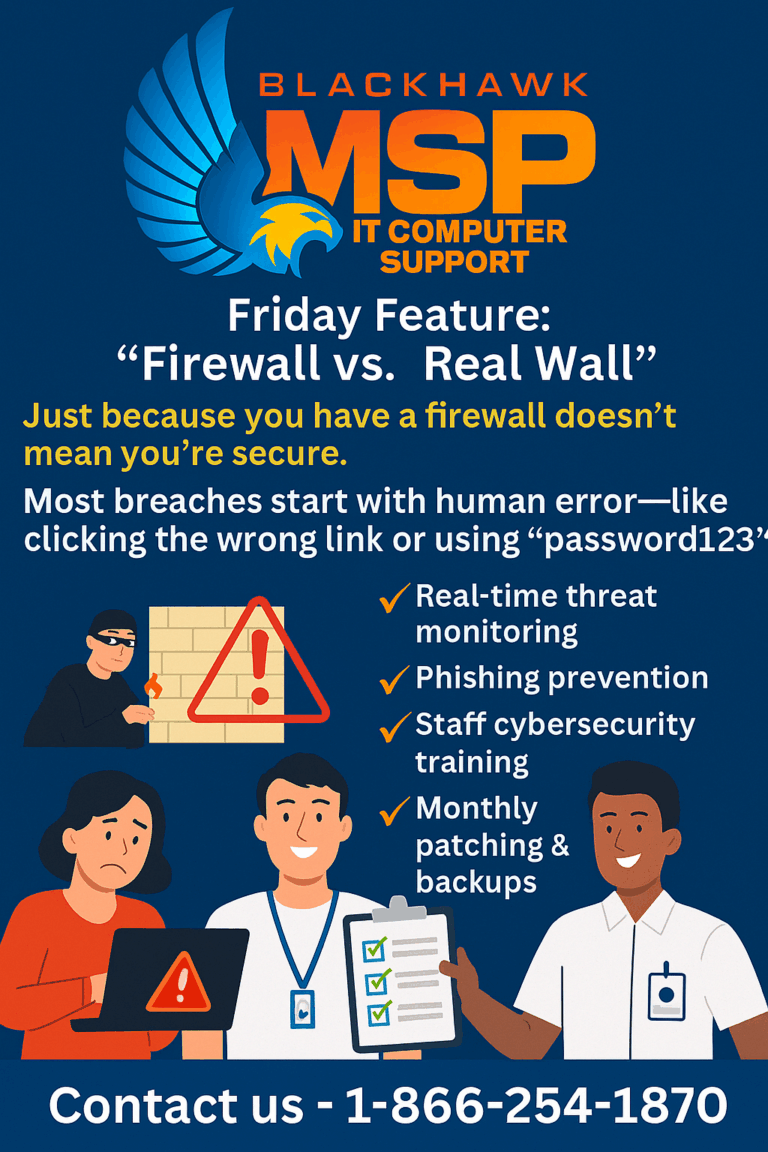 Friday Feature: “Firewall vs. Real Wall”