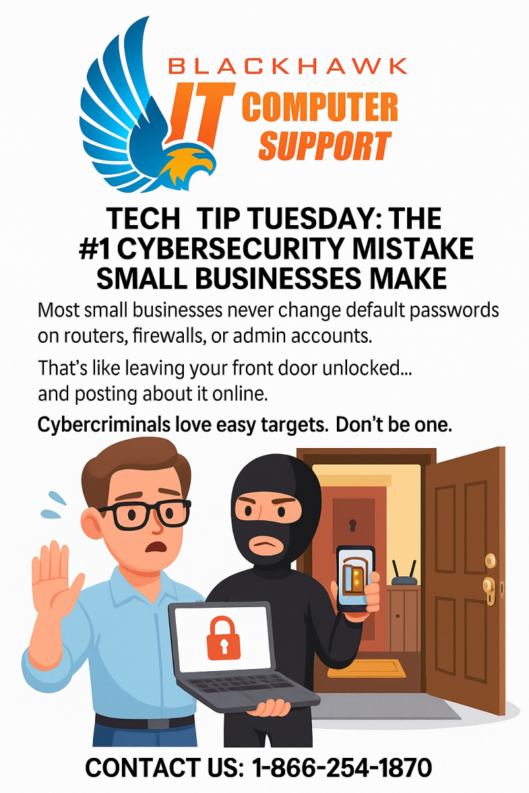 Tech Tip Tuesday: The #1 Cybersecurity Mistake Small Businesses Make