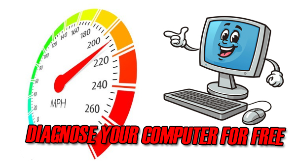 Run a Free Diagnostics and Speed Test For Your Computer.  Find problems with your computer.